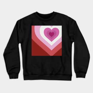 Lesbian Heart Crewneck Sweatshirt